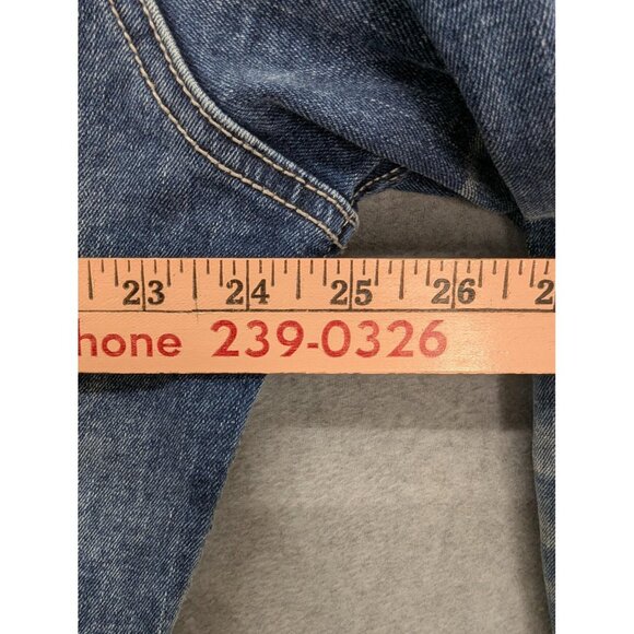 Jordan Craig Denim Jacket Mens Large Blue Legacy Edition Distressed Trucker - Picture 3 of 8